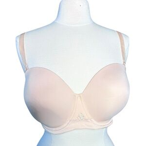 WINGSLOVE tan nude underwire strapless convertible full bust bra size 36G NWT